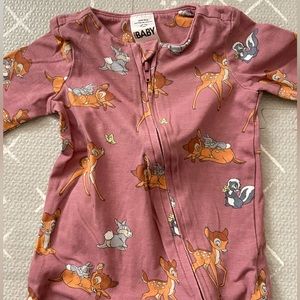 3m Baby Girl Bambi Pajamas